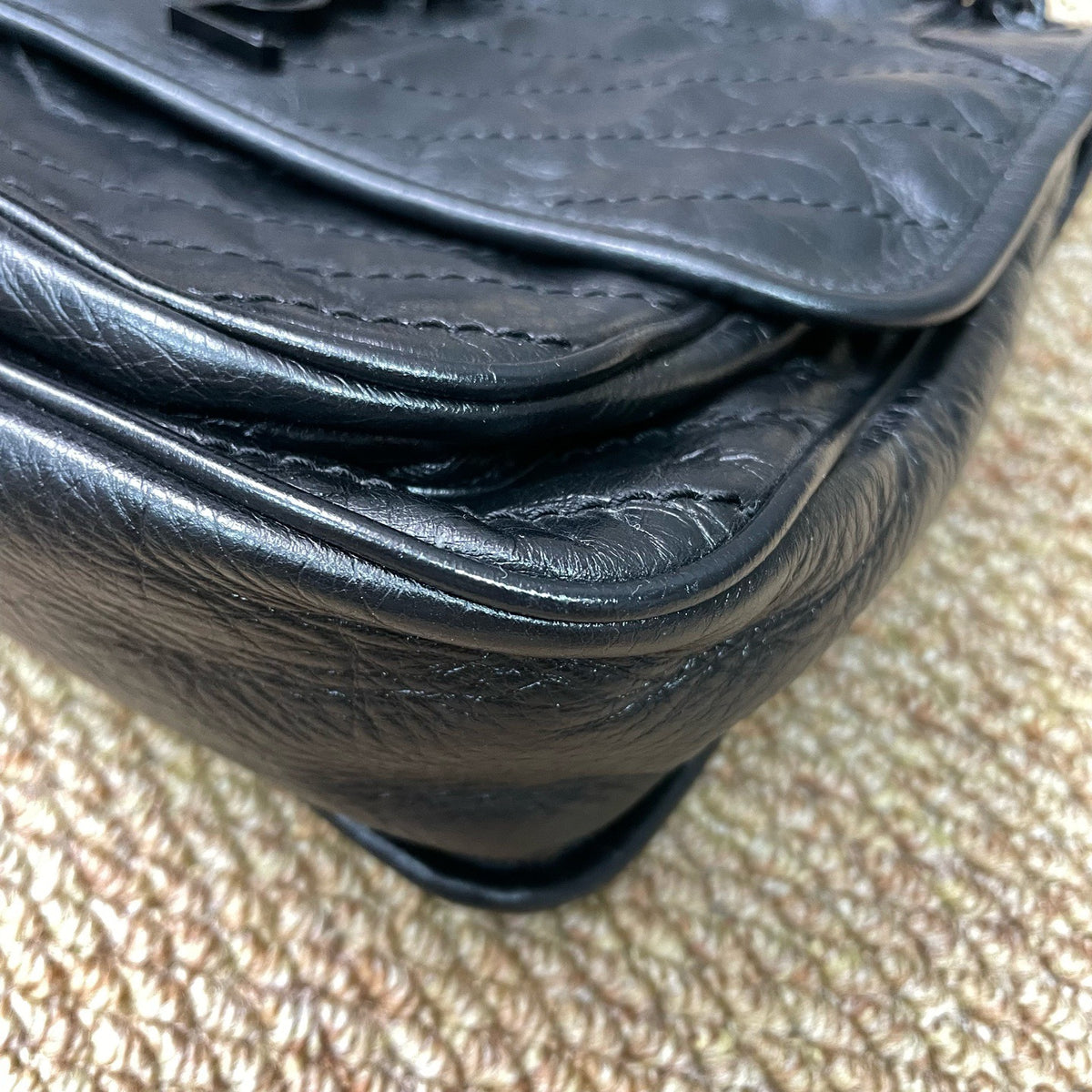 Saint Laurent - Niki Medium - Leather - Black - (medium)