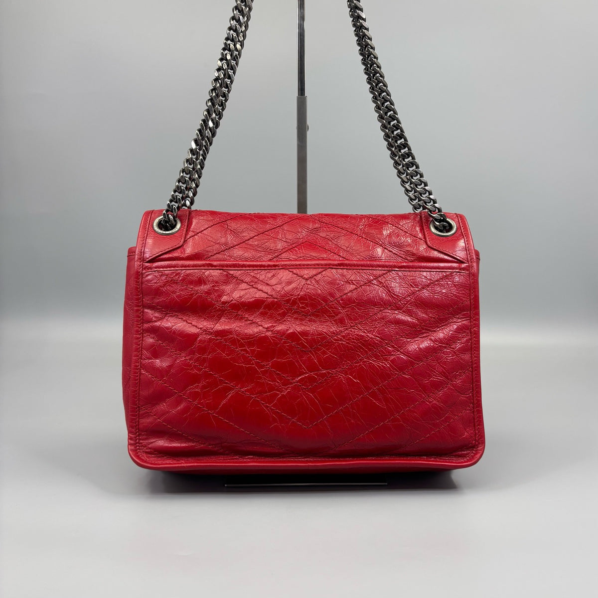 Saint Laurent - Niki Medium - Leather - Red - (medium)