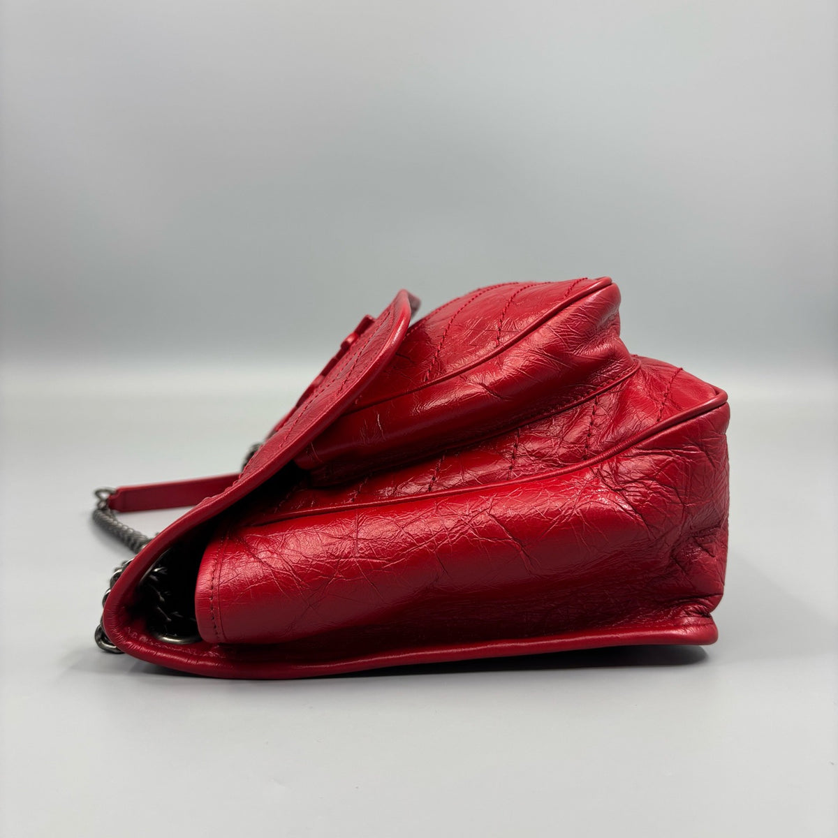 Saint Laurent - Niki Medium - Leather - Red - (medium)