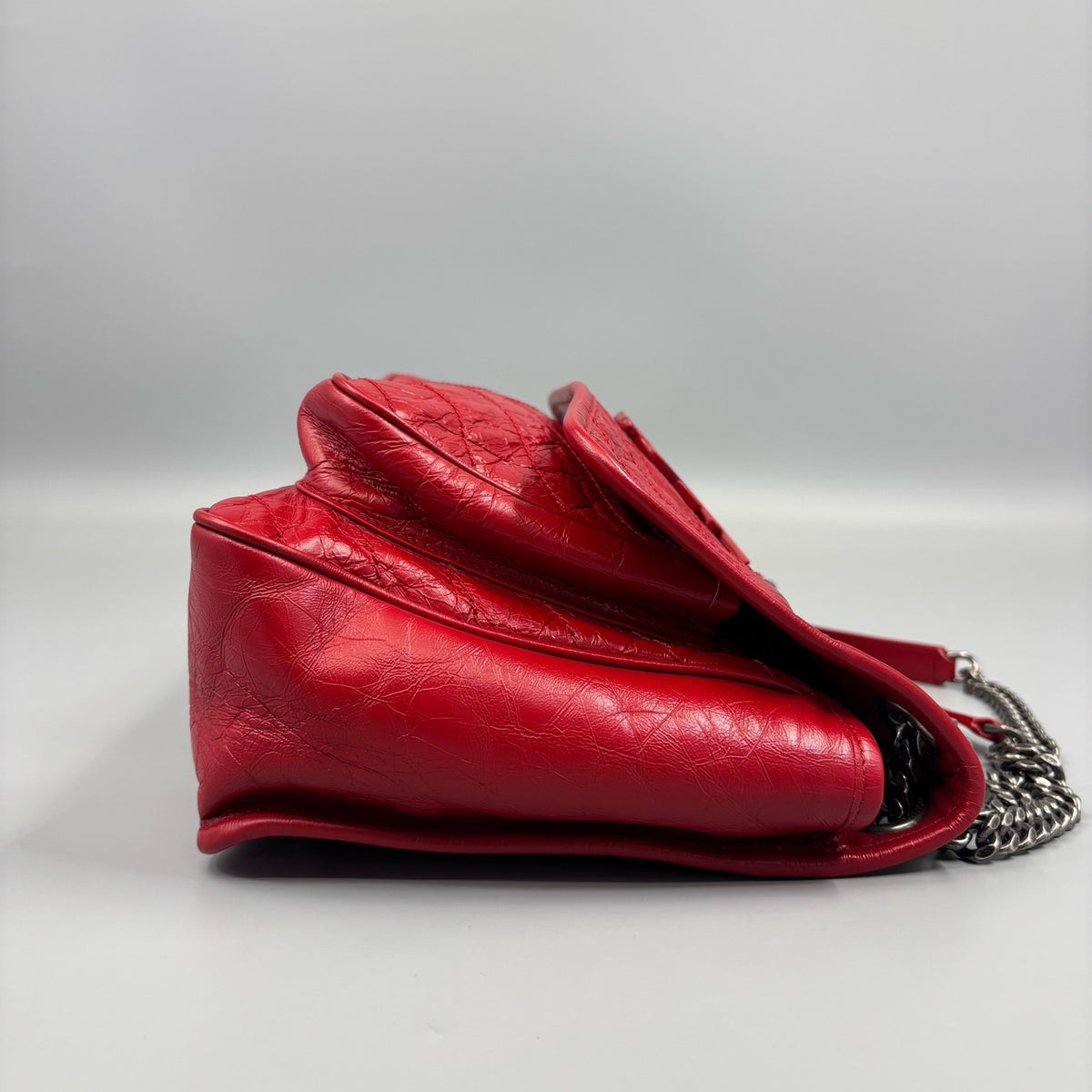 Saint Laurent - Niki Medium - Leather - Red - (medium)