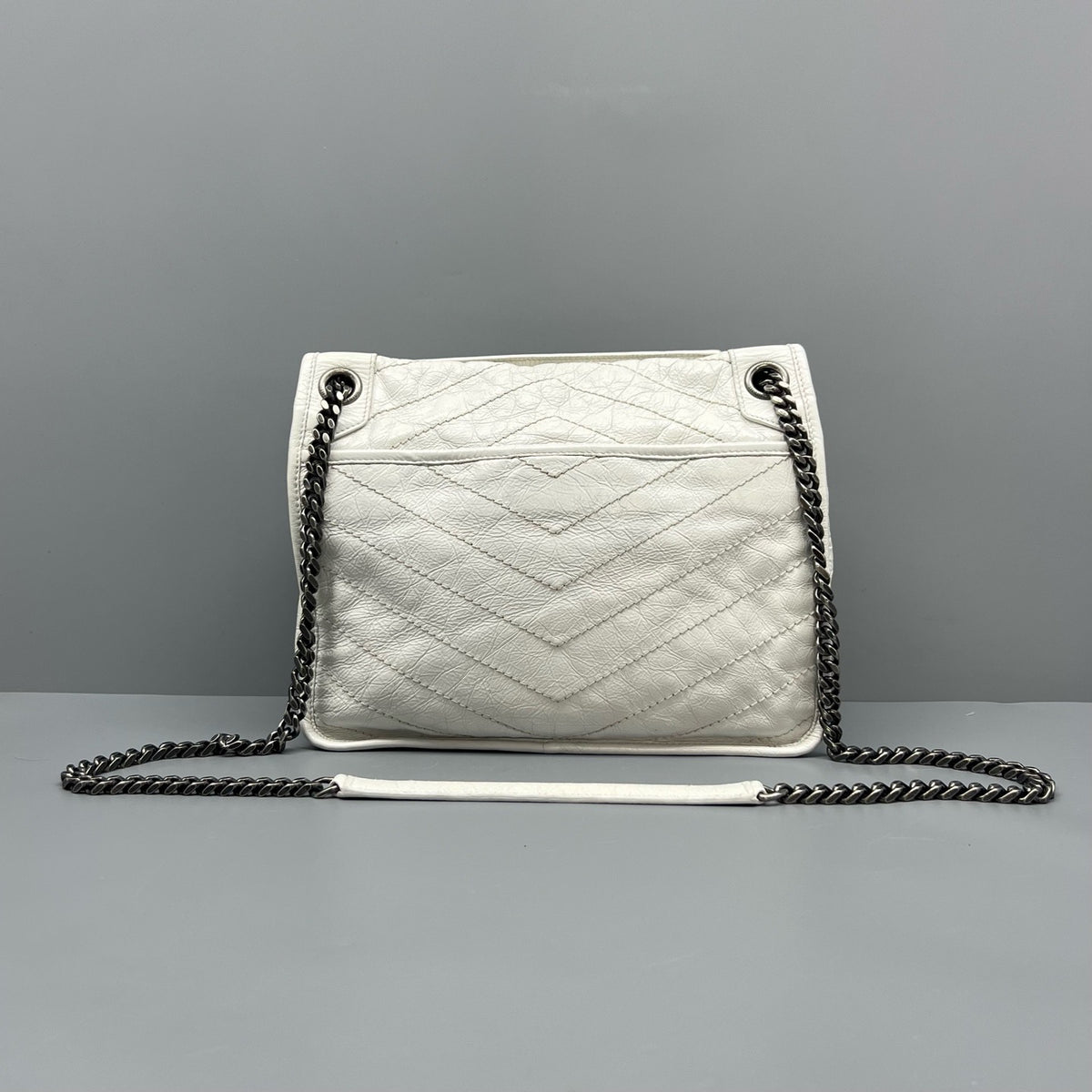 Saint Laurent - Niki Medium - Leather - White - (medium)
