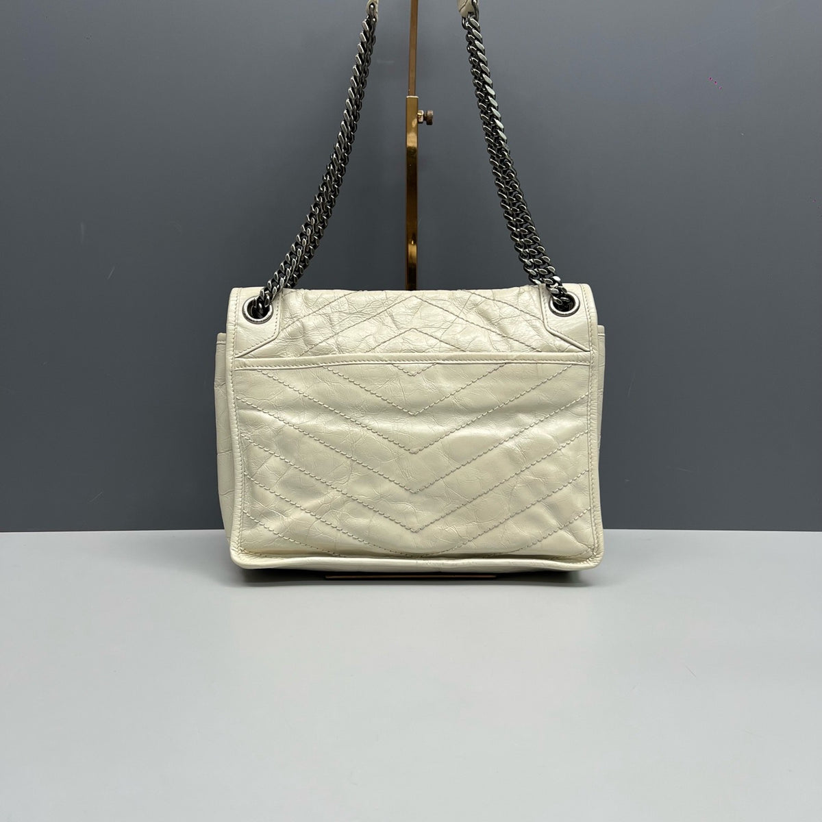 Saint Laurent - Niki Medium - Leather - White - (medium)