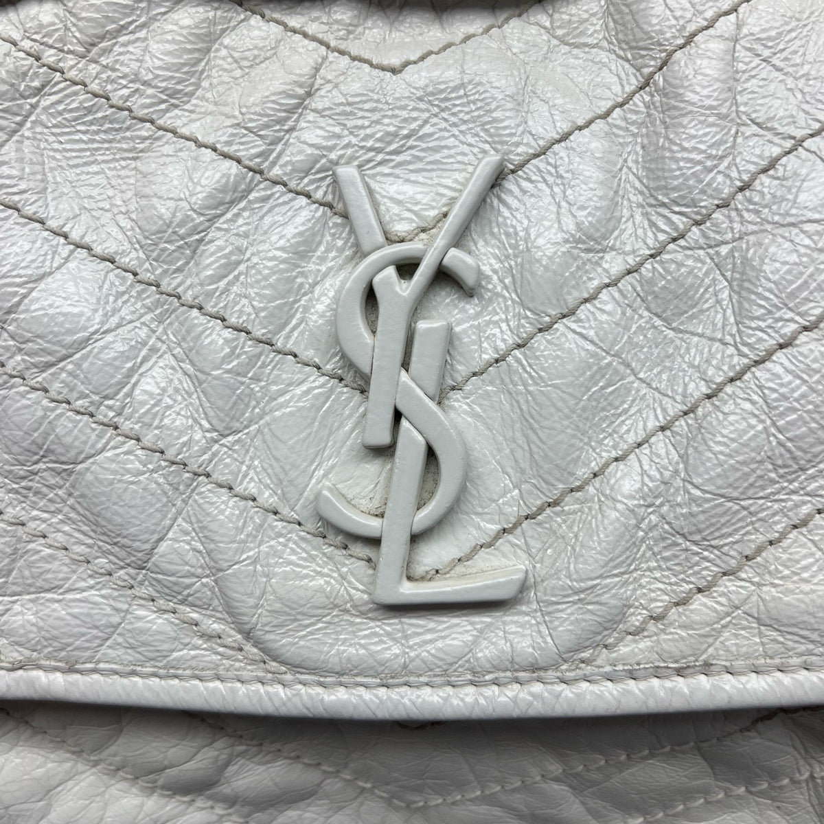 Saint Laurent - Niki Medium - Leather - White - (medium)