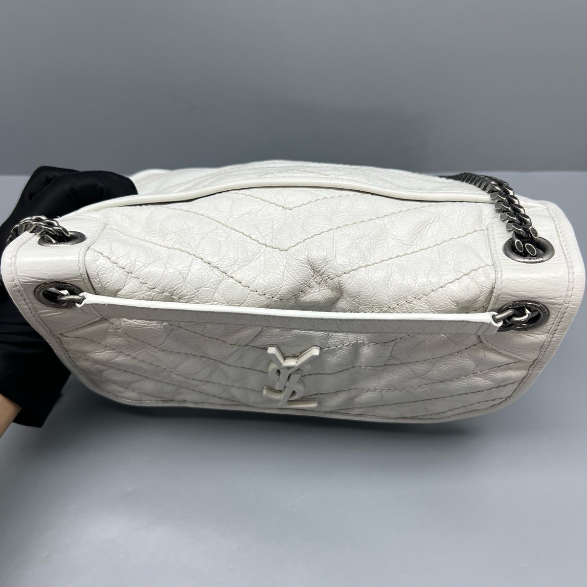 Saint Laurent - Niki Medium - Leather - White - (medium)