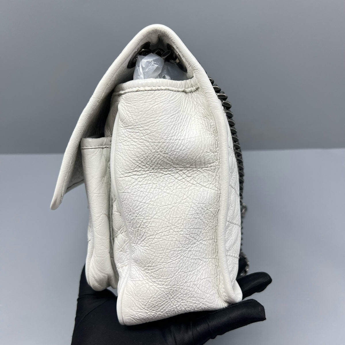 Saint Laurent - Niki Medium - Leather - White - (medium)