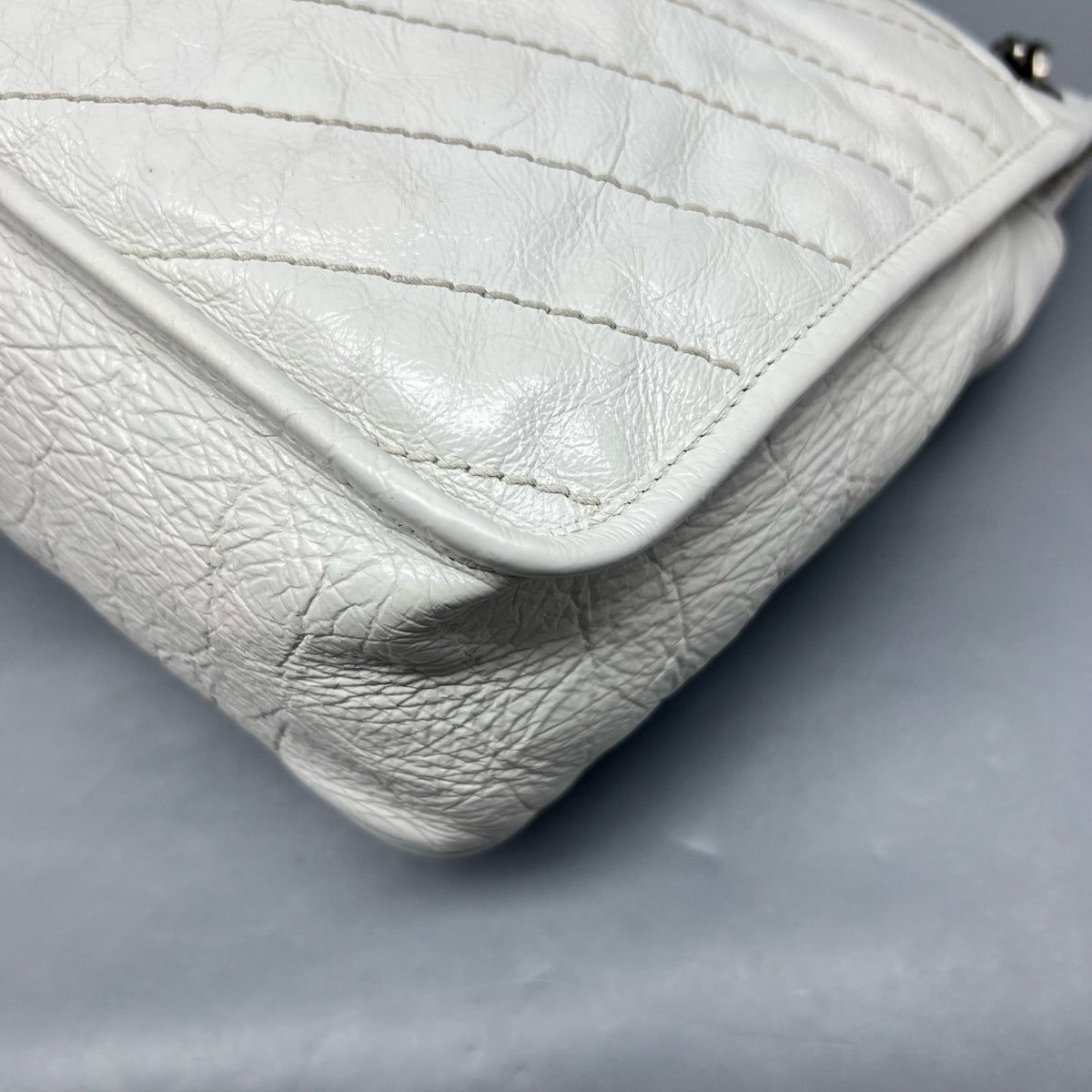 Saint Laurent - Niki Medium - Leather - White - (medium)