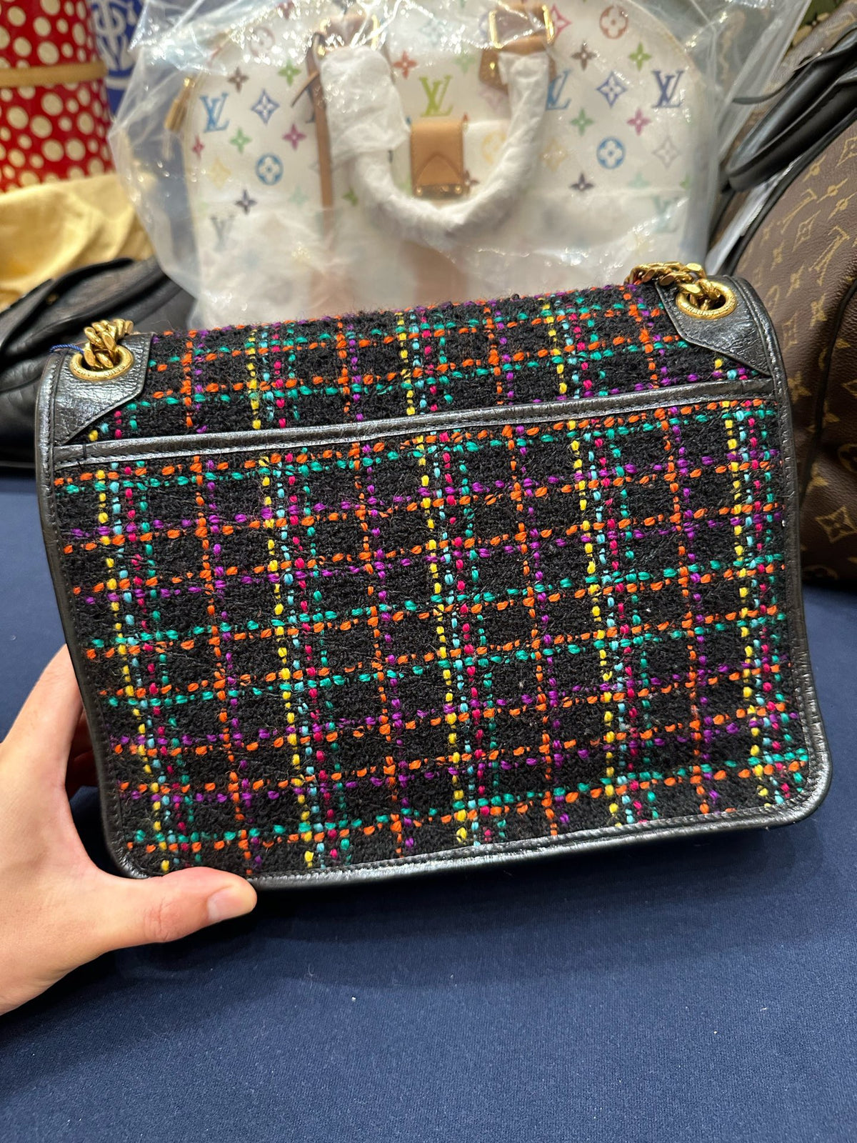 Saint Laurent - Niki Medium - Tweed - Multicolour - (medium)