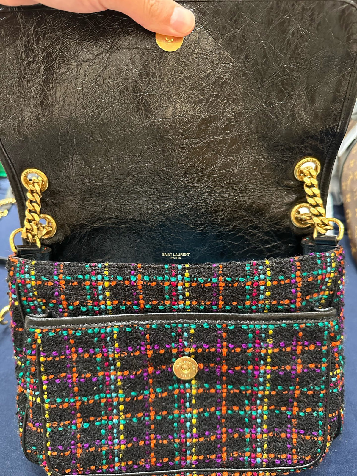 Saint Laurent - Niki Medium - Tweed - Multicolour - (medium)