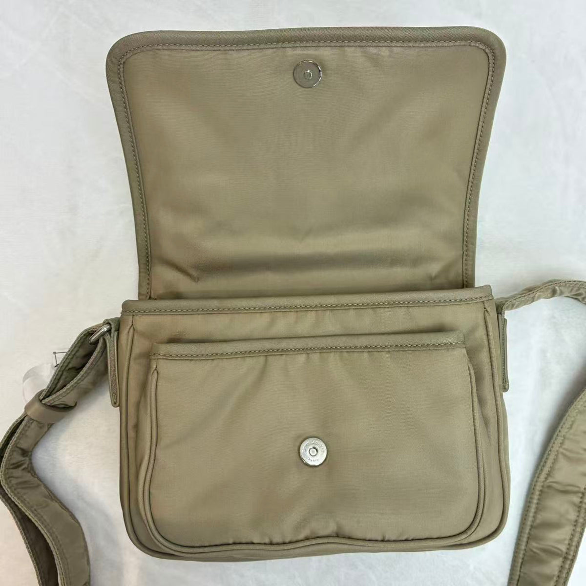 Saint Laurent - Niki Messenger Bag - Cloth - Beige - (small)