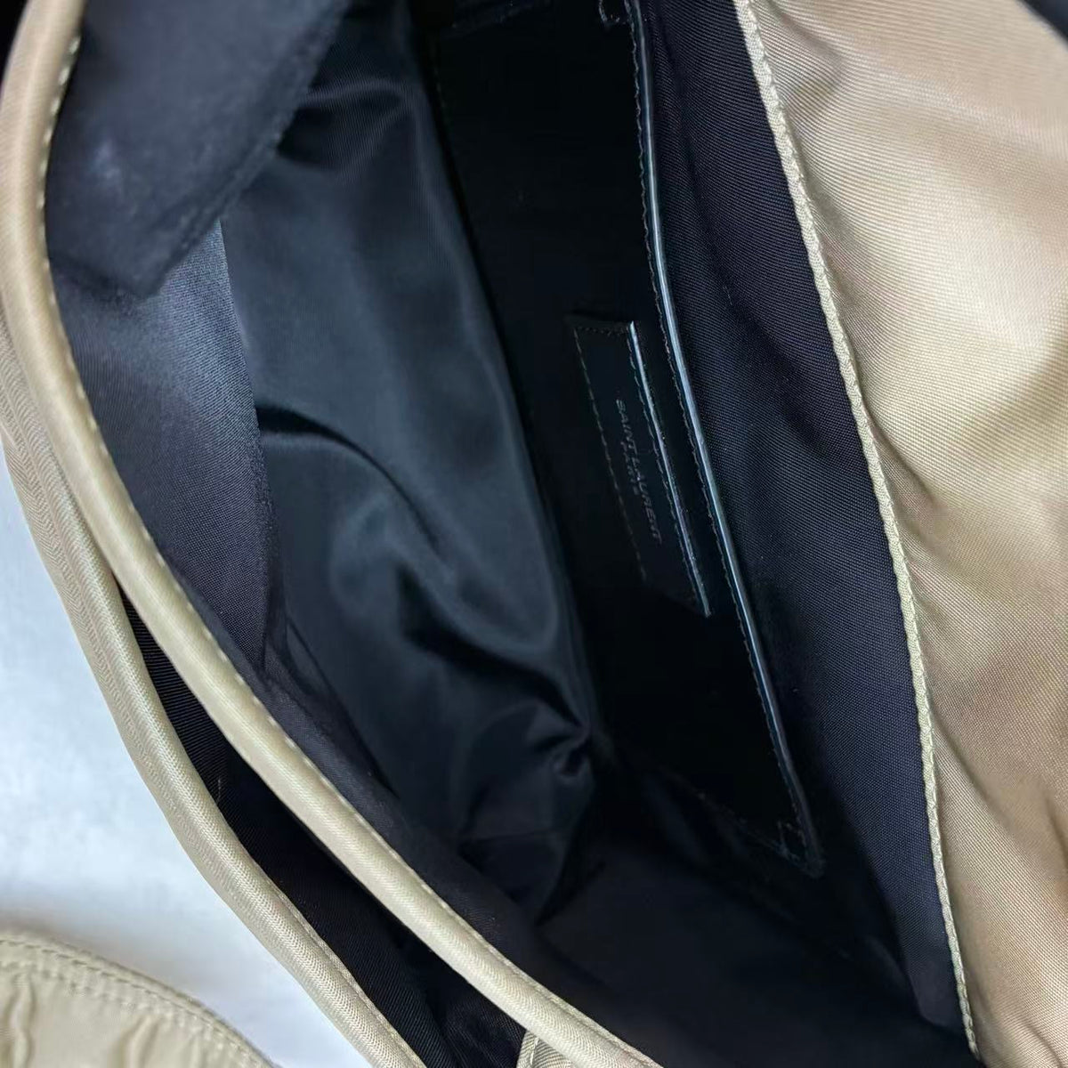 Saint Laurent - Niki Messenger Bag - Cloth - Beige - (small)