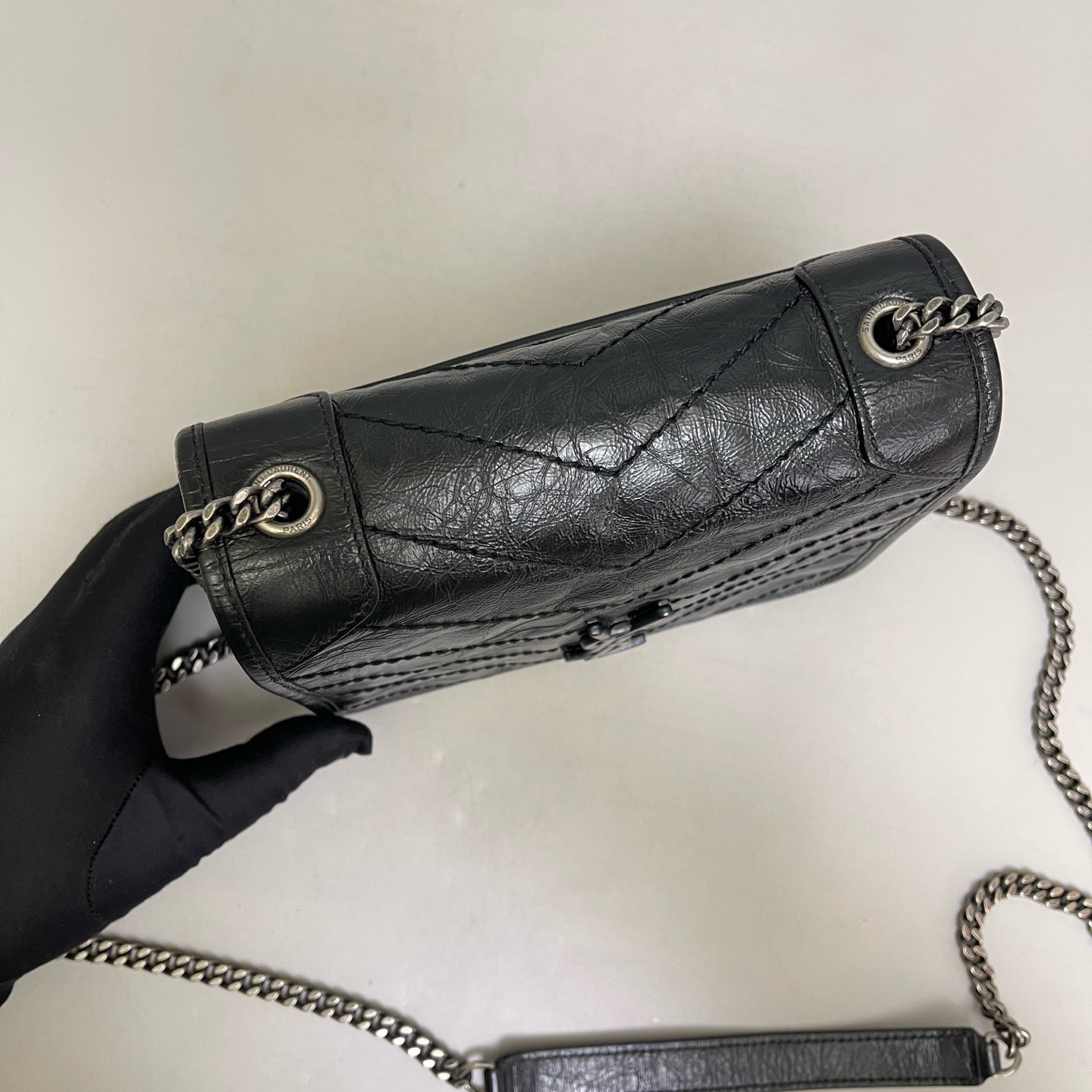 Saint Laurent - Niki Mini - Leather - Black - (mini)