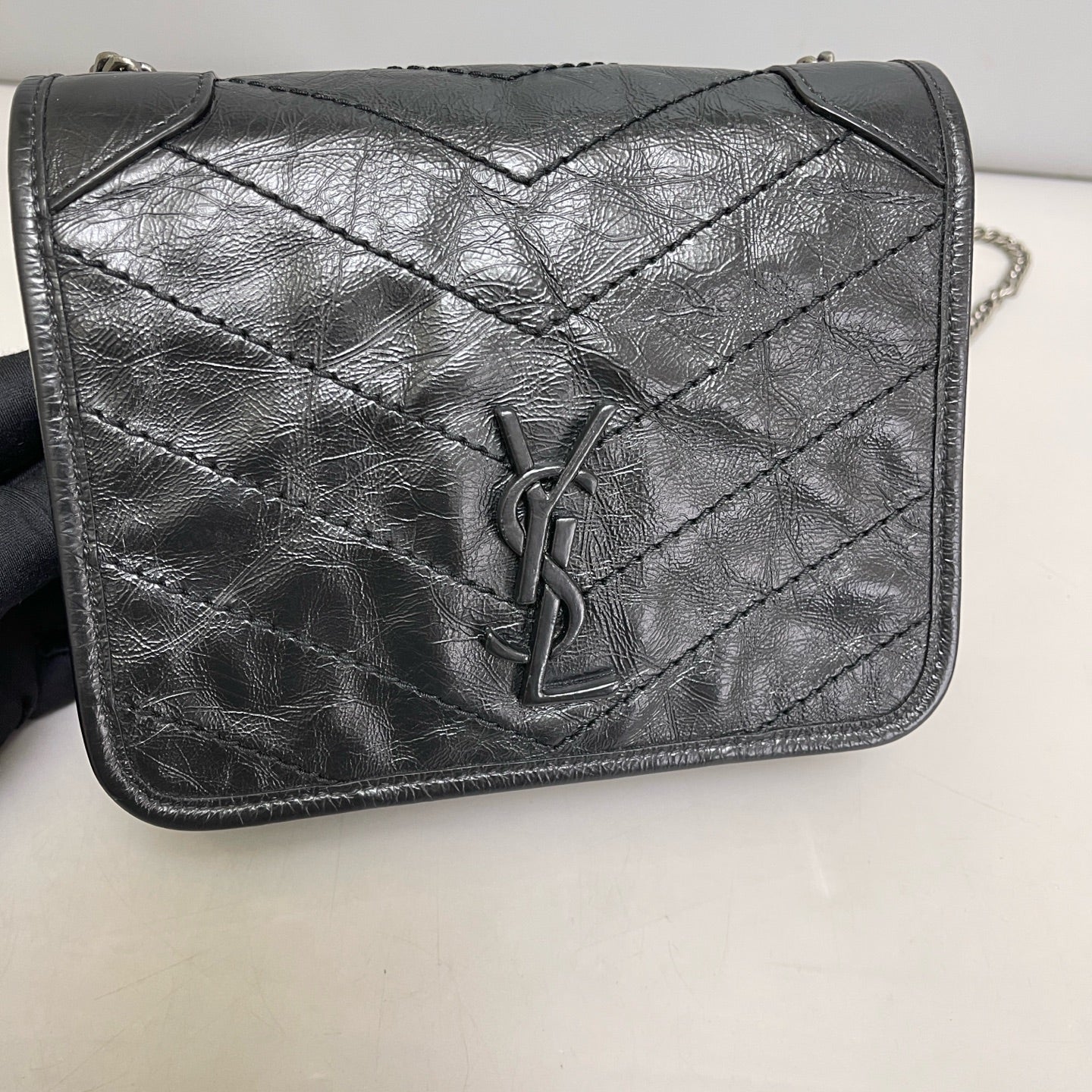 Saint Laurent - Niki Mini - Leather - Black - (mini)