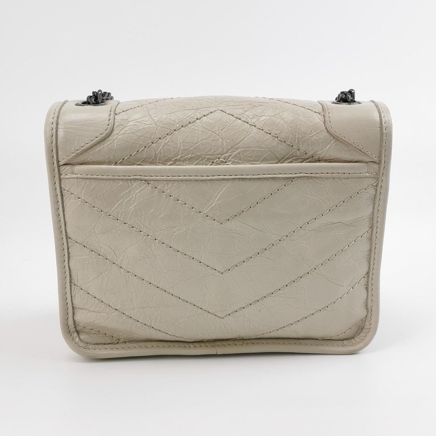 Saint Laurent - Niki mini - Leather - White - (mini)