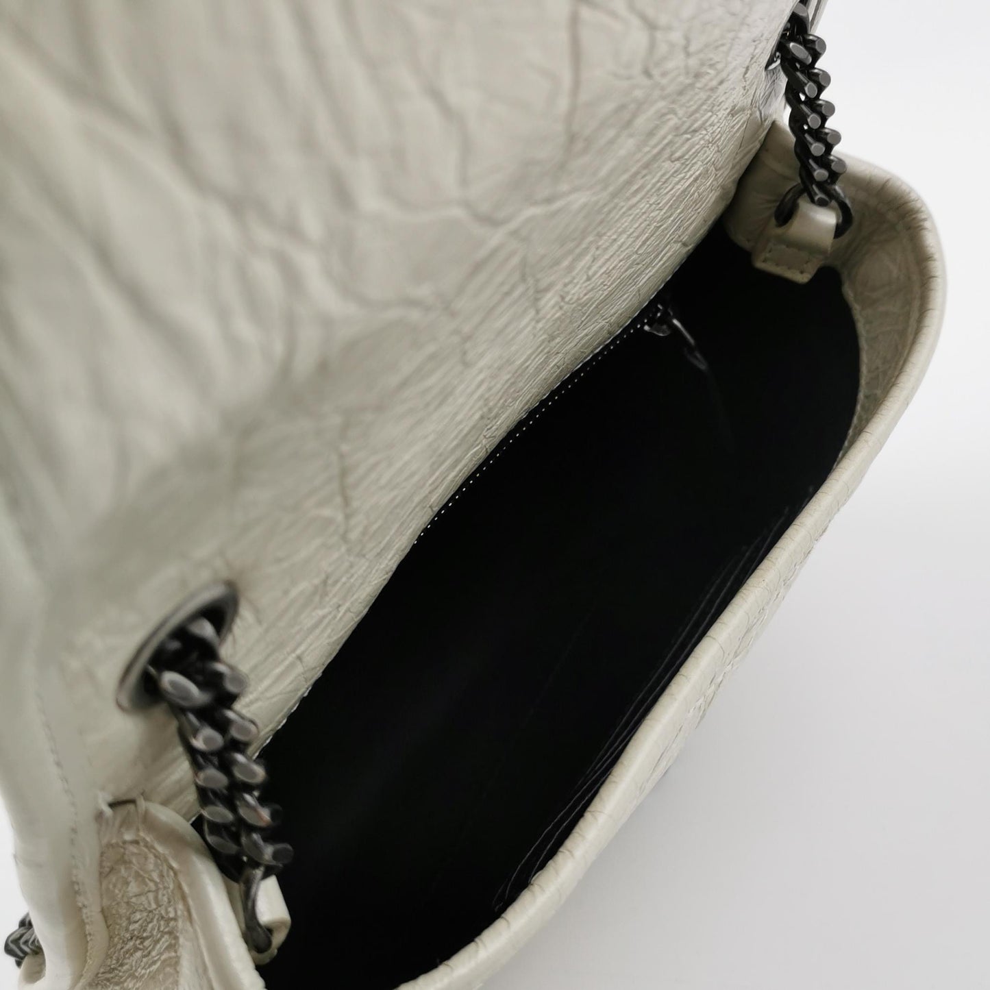 Saint Laurent - Niki mini - Leather - White - (mini)