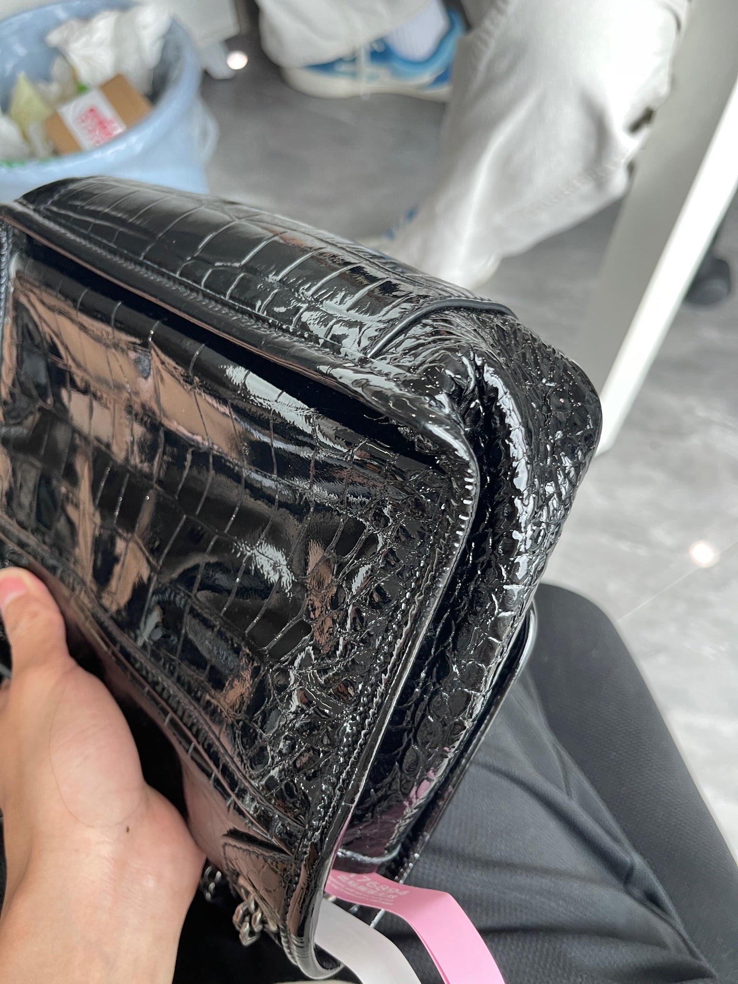 Saint Laurent - Niki - Patent leather - Black - (Small)