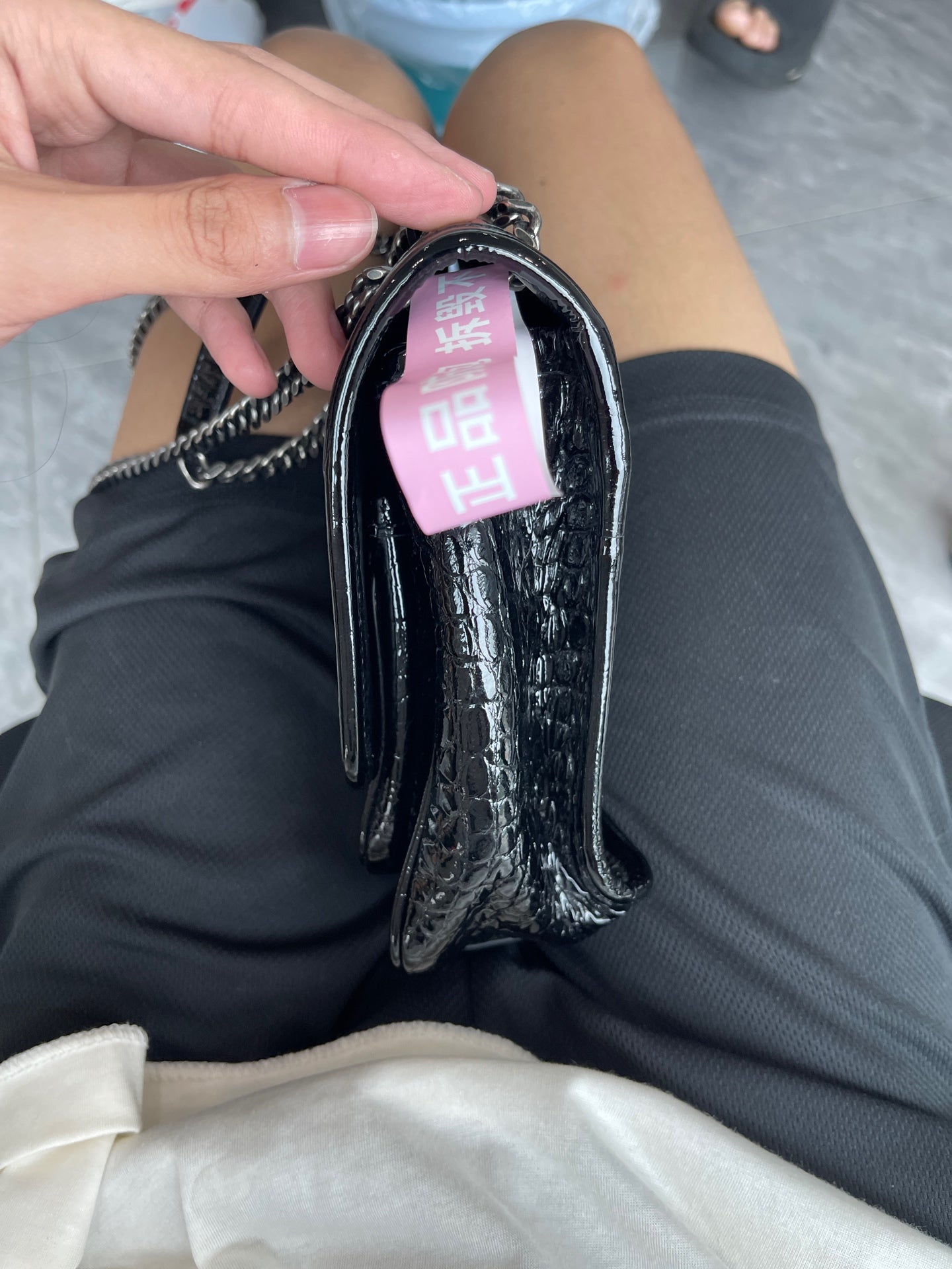 Saint Laurent - Niki - Patent leather - Black - (Small)