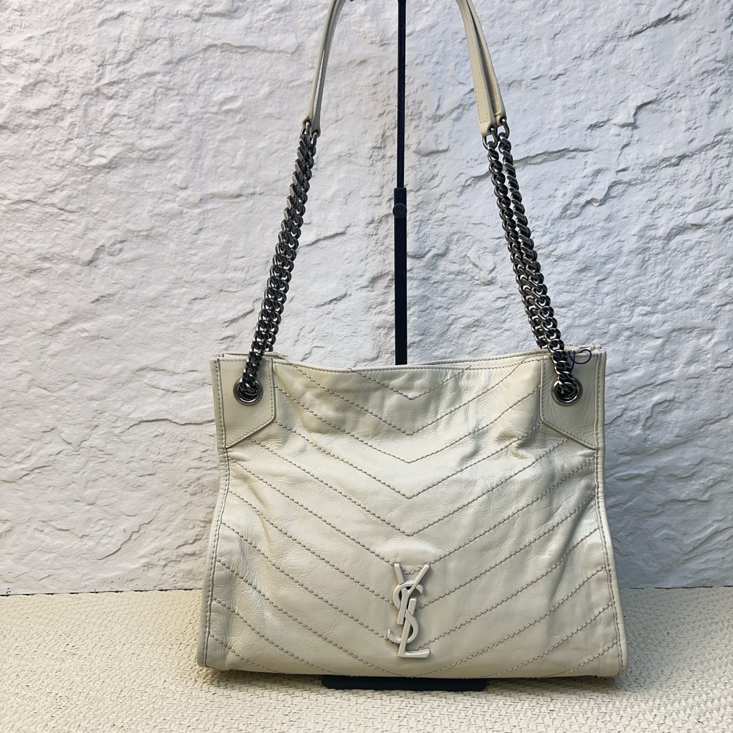 Saint Laurent - Niki Shopping - Leather - White - (medium)