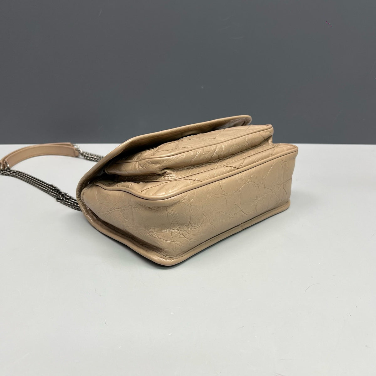 Saint Laurent - Niki Small - Leather - Beige - (small)