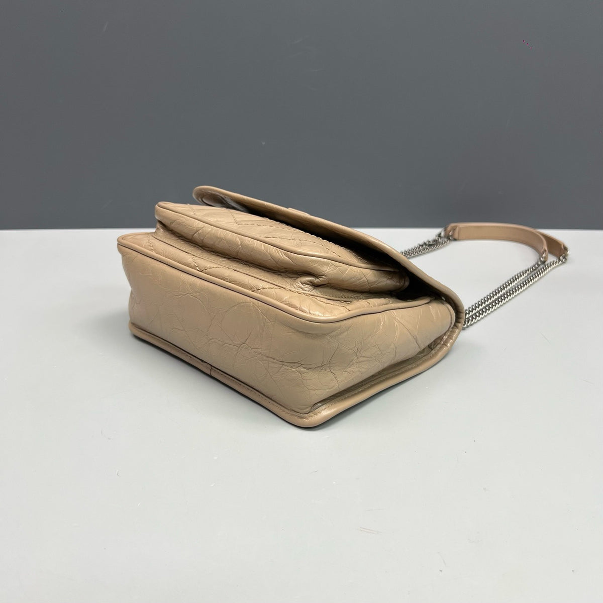 Saint Laurent - Niki Small - Leather - Beige - (small)