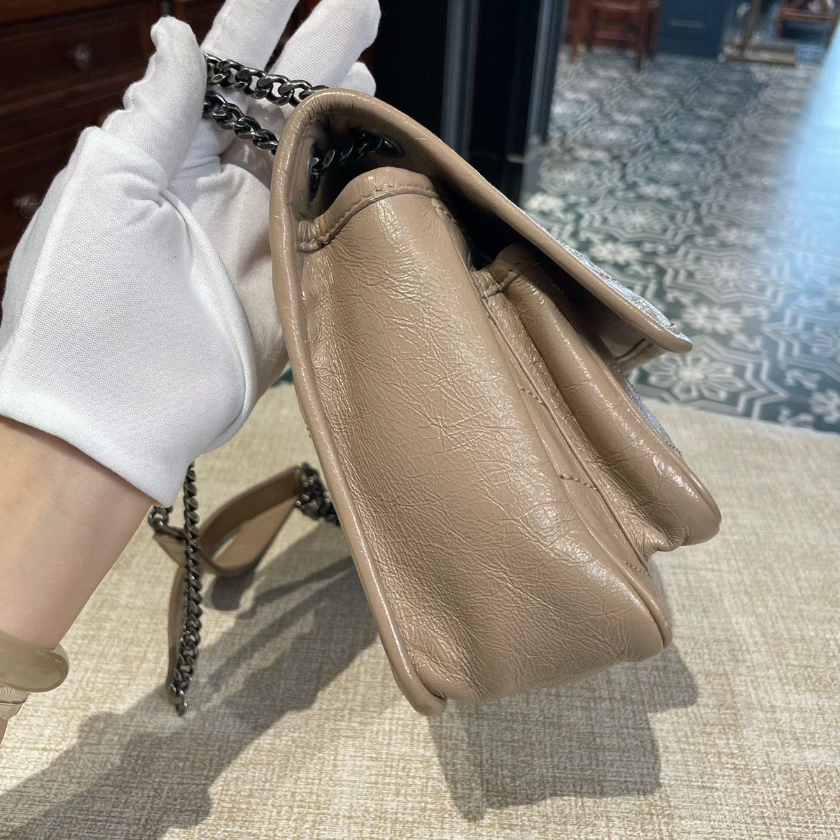 Saint Laurent - Niki Small - Leather - Beige - (small)