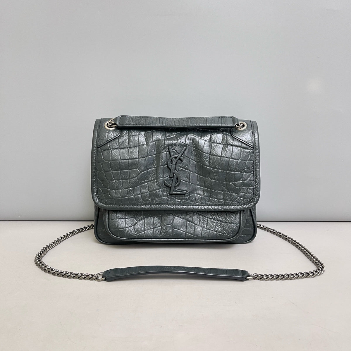 Saint Laurent - Niki Small - Leather - Green - (small)