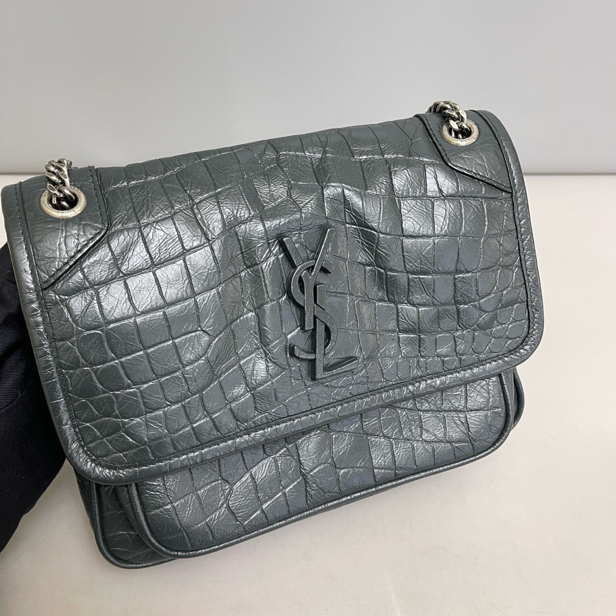 Saint Laurent - Niki Small - Leather - Green - (small)