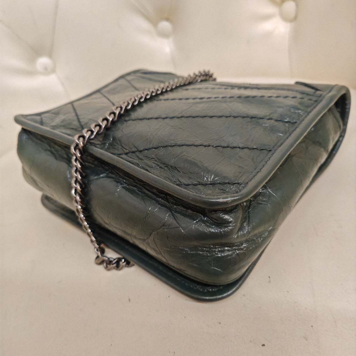 Saint Laurent - Niki Small - Leather - Green - (small)