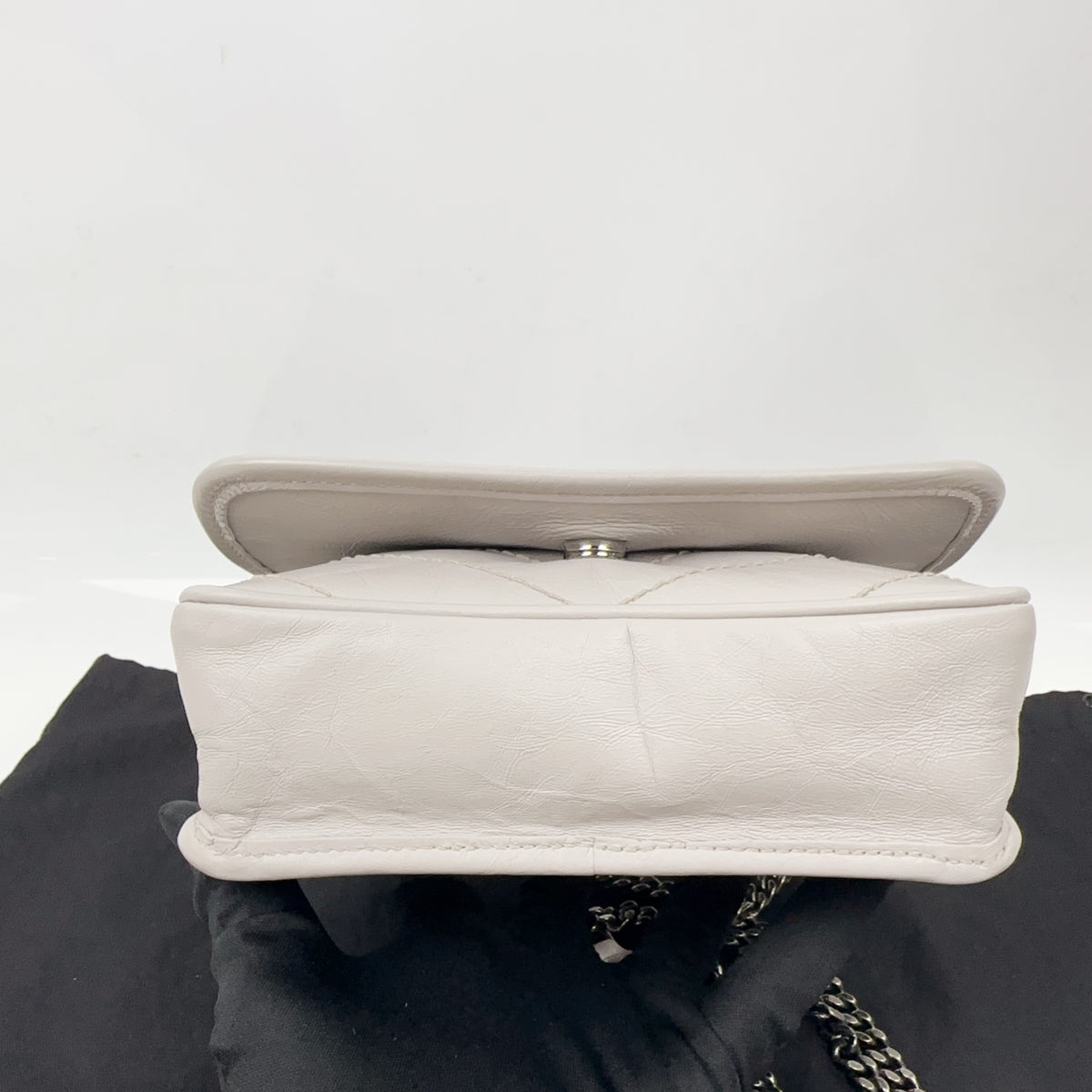 Saint Laurent - Niki Small - Leather - Grey - (small)