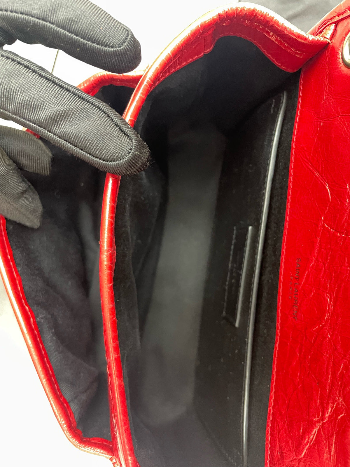 Saint Laurent - Niki Small - Leather - Red - (small)