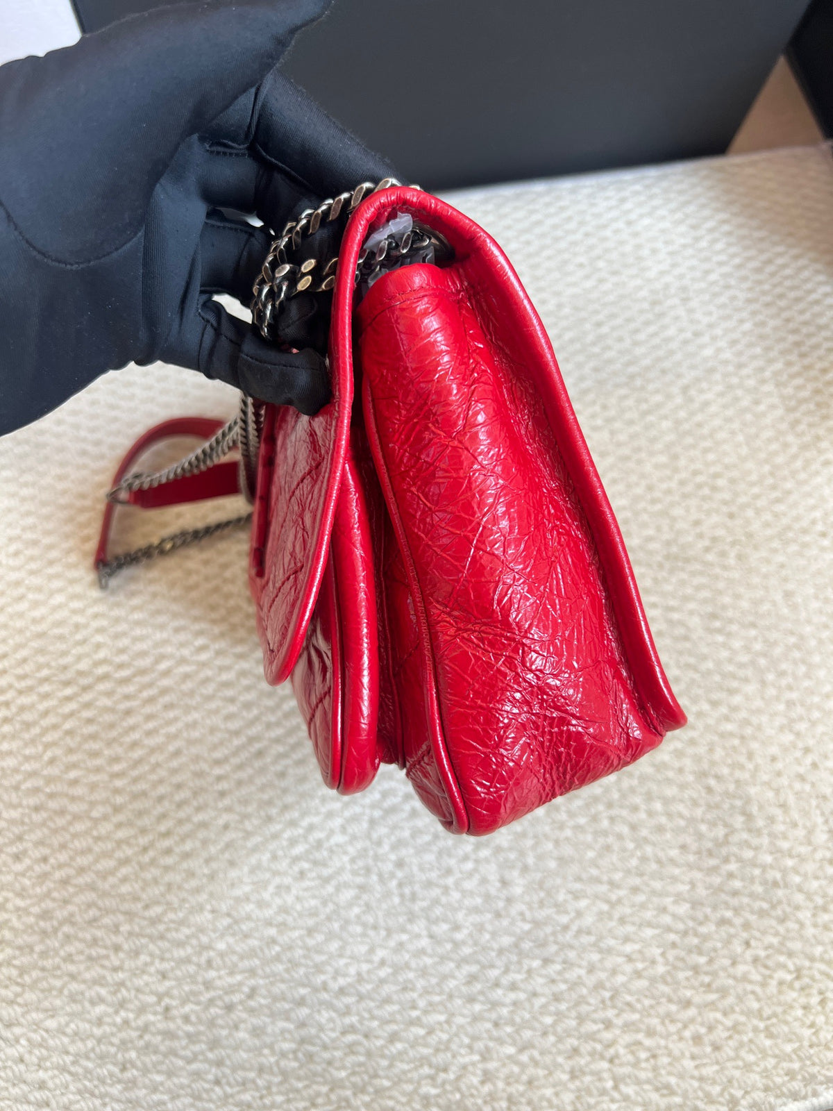 Saint Laurent - Niki Small - Leather - Red - (small)