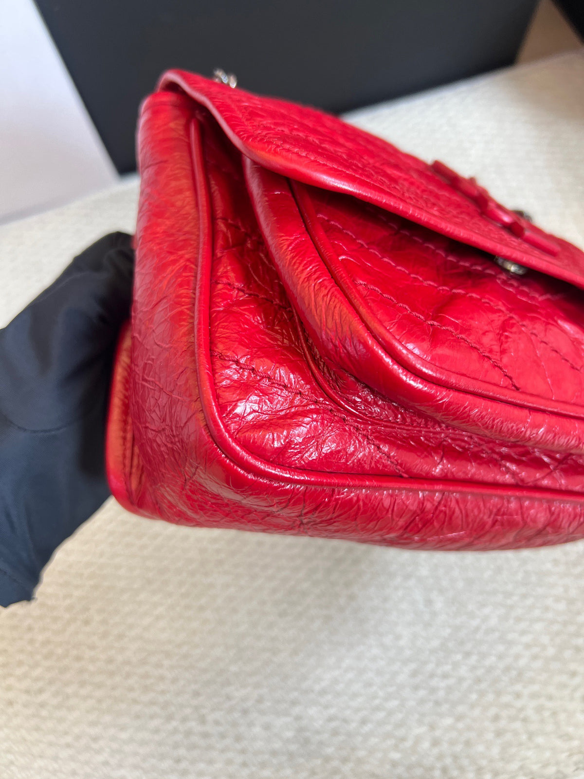 Saint Laurent - Niki Small - Leather - Red - (small)