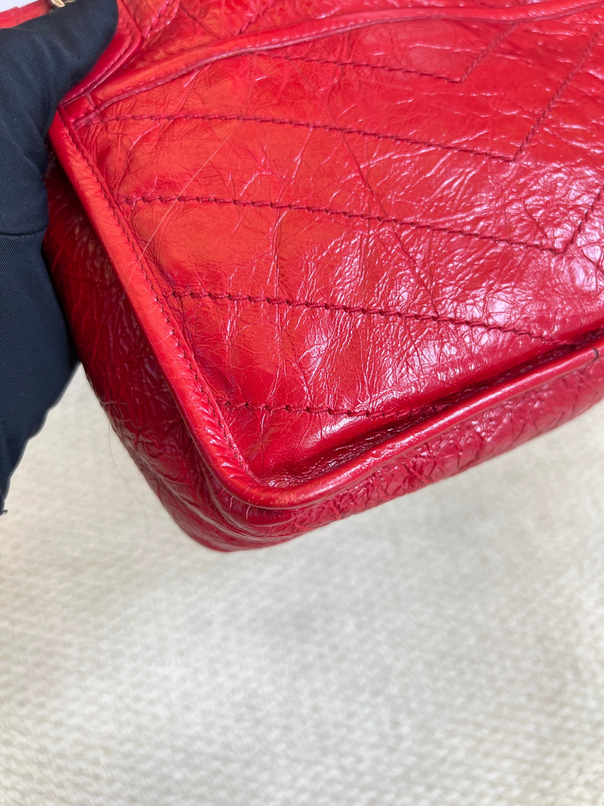 Saint Laurent - Niki Small - Leather - Red - (small)