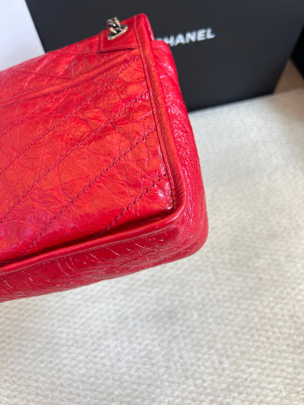 Saint Laurent - Niki Small - Leather - Red - (small)