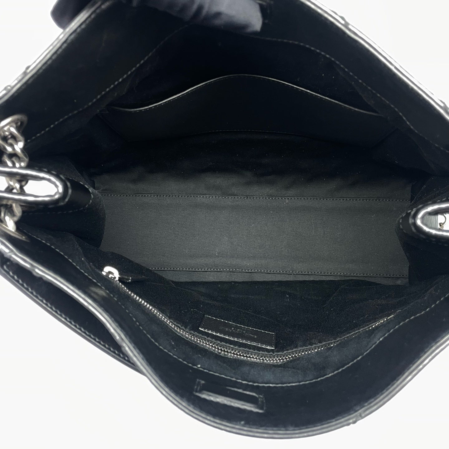 Saint Laurent - Niki Small Tote Bag - Leather - Black - (small)