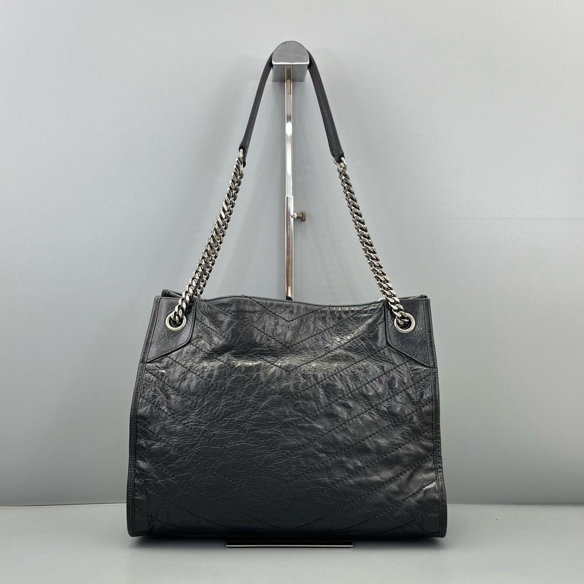 Saint Laurent - Niki Tote Bag - Leather - Black - (small)