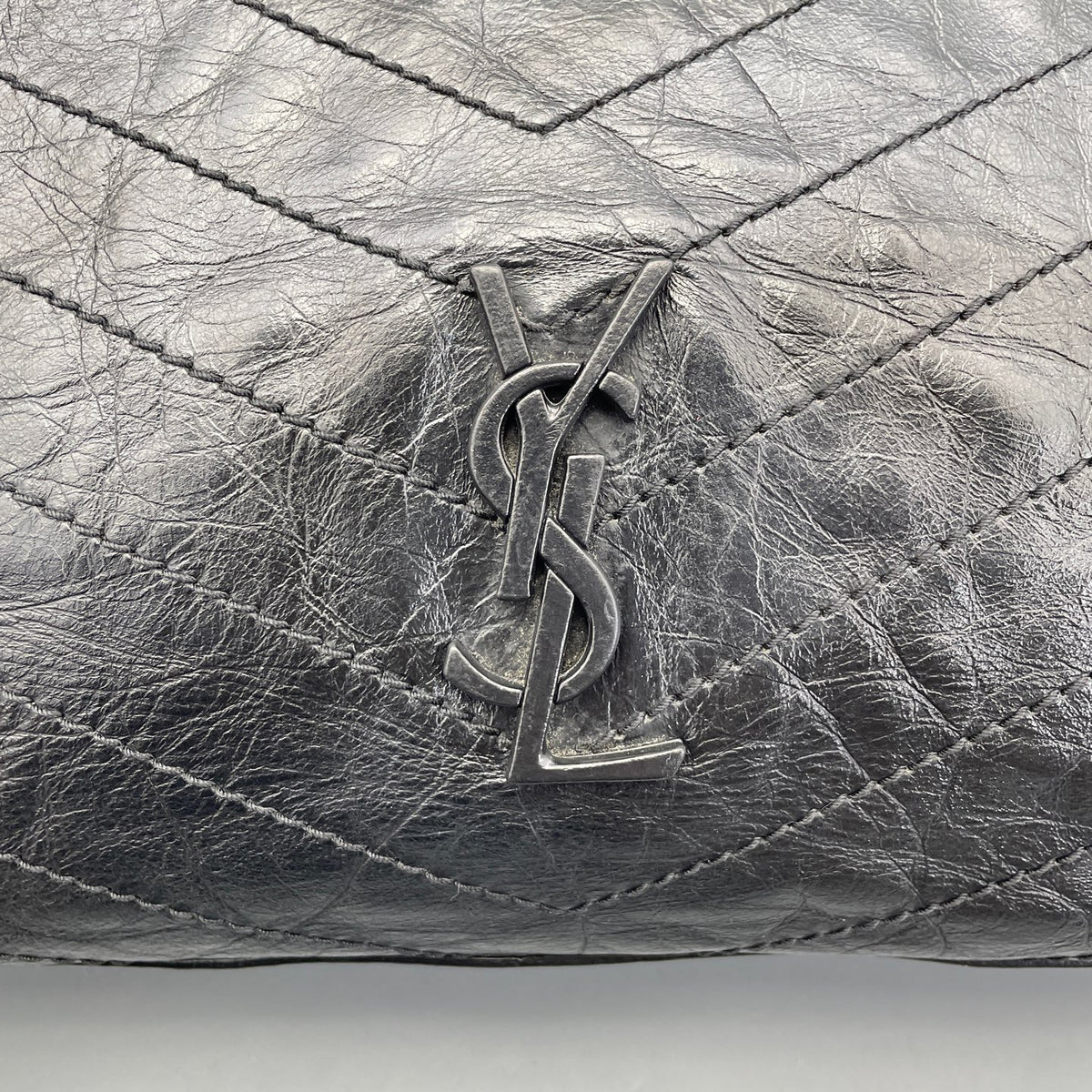 Saint Laurent - Niki Tote Bag - Leather - Black - (small)