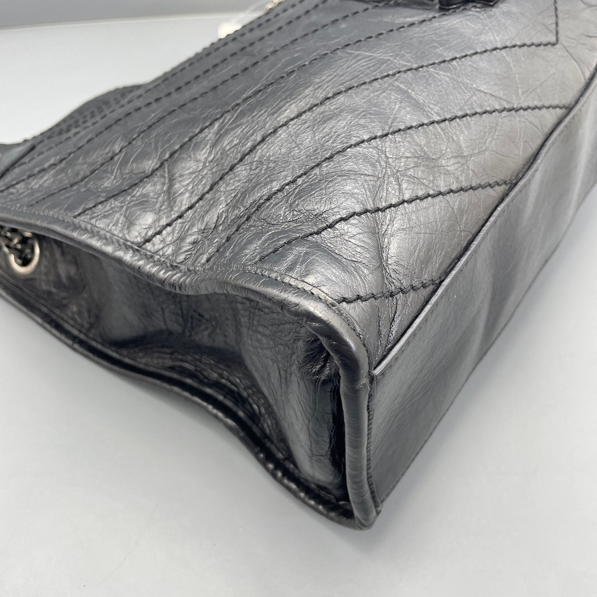 Saint Laurent - Niki Tote Bag - Leather - Black - (small)
