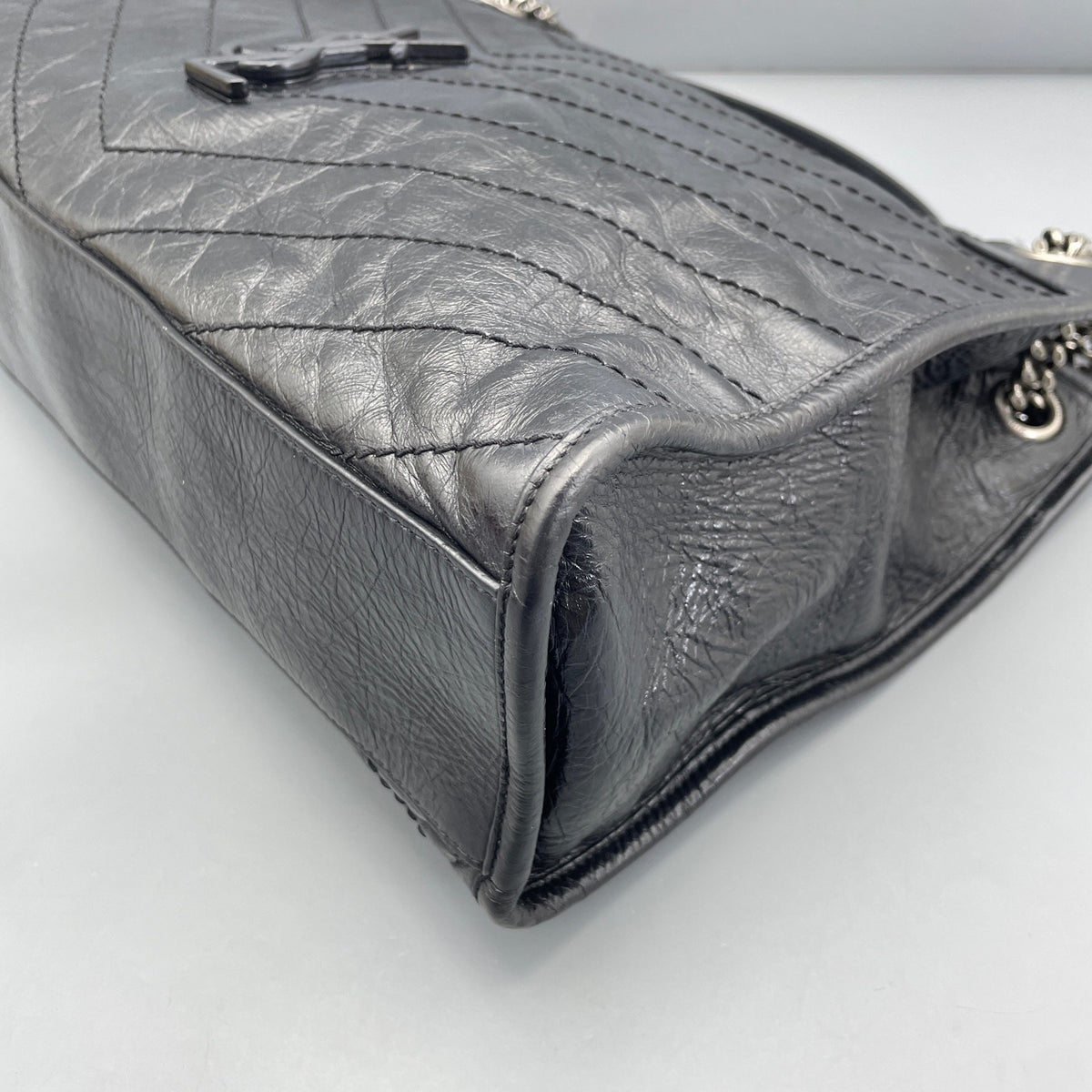 Saint Laurent - Niki Tote Bag - Leather - Black - (small)