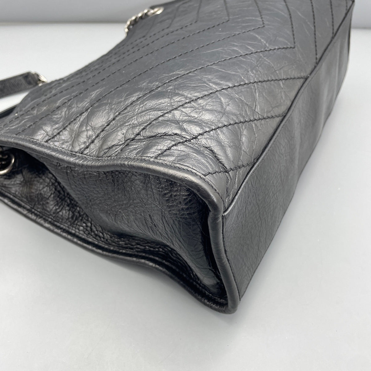Saint Laurent - Niki Tote Bag - Leather - Black - (small)