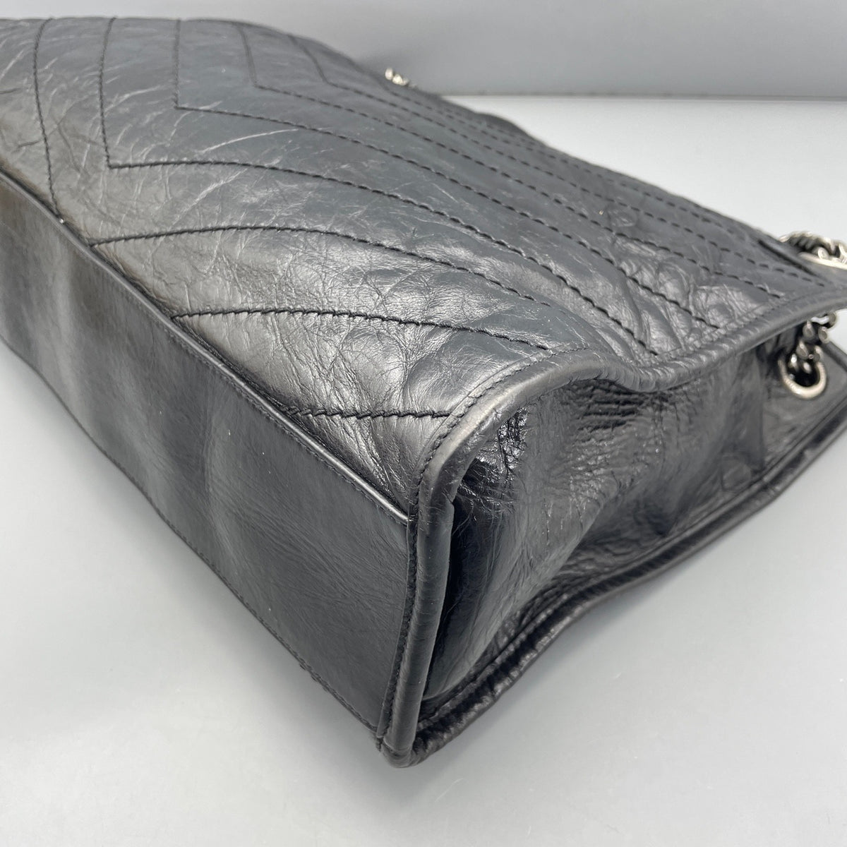 Saint Laurent - Niki Tote Bag - Leather - Black - (small)