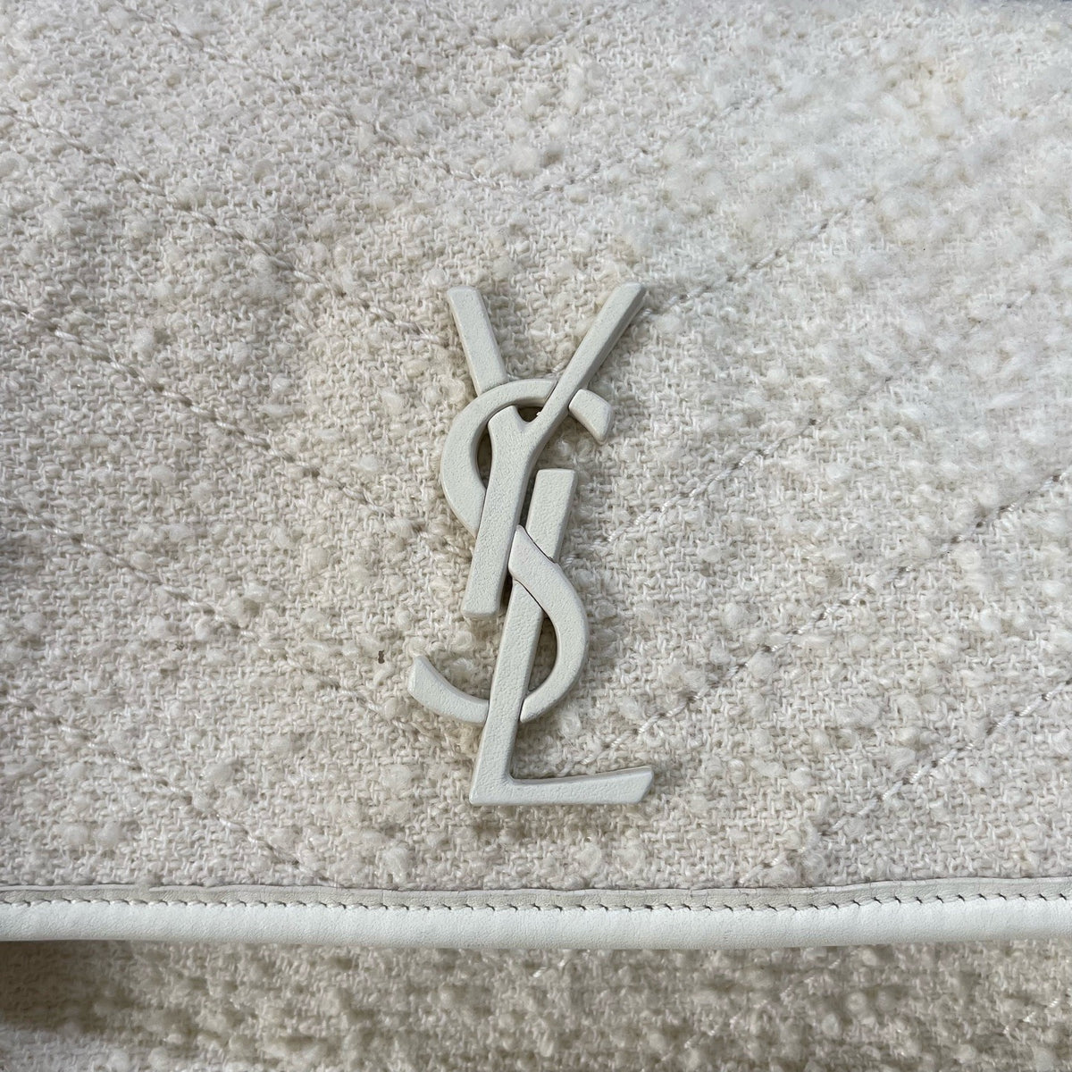 Saint Laurent - Niki - Tweed - White - (medium)
