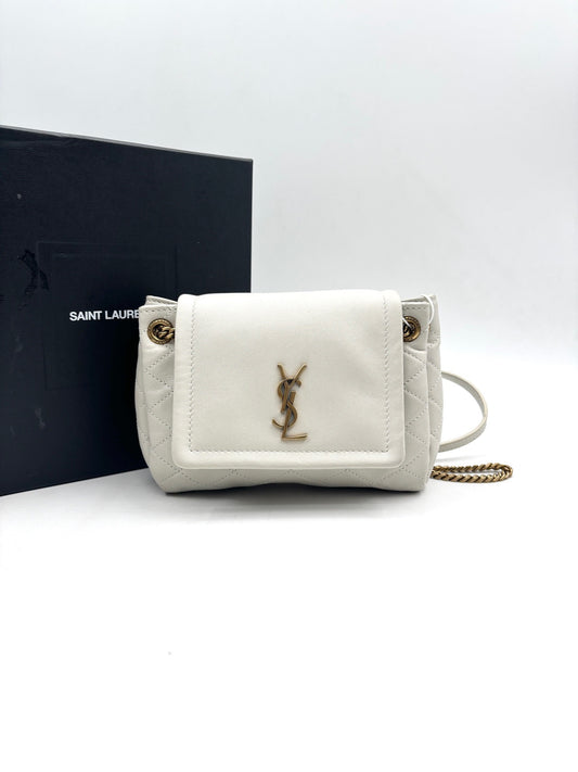 Saint Laurent - Nolita - Lambskin leather - White - (Mini)