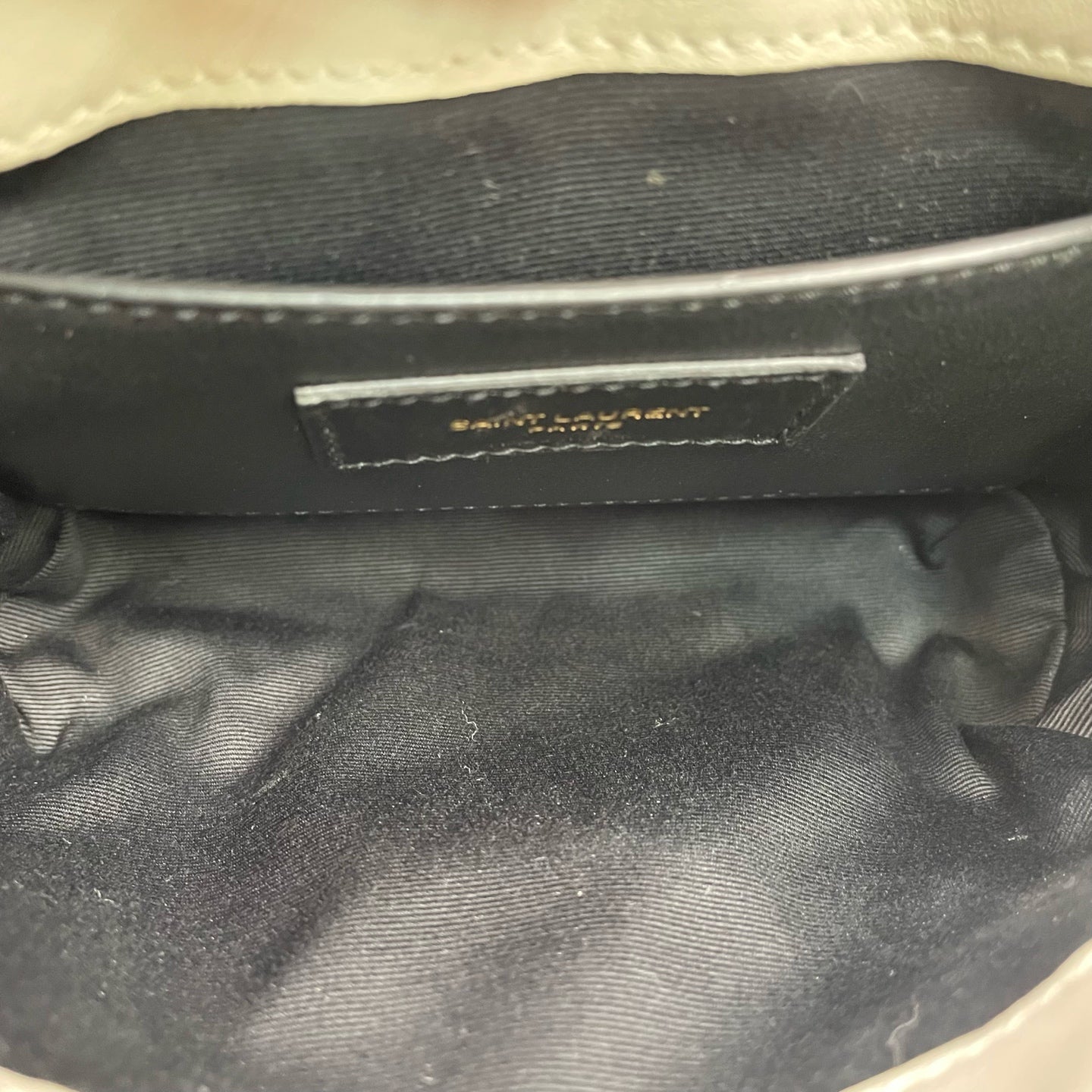 Saint Laurent - Nolita Mini Chain Bag - Leather - White with Gold-Tone Hardware - (mini)