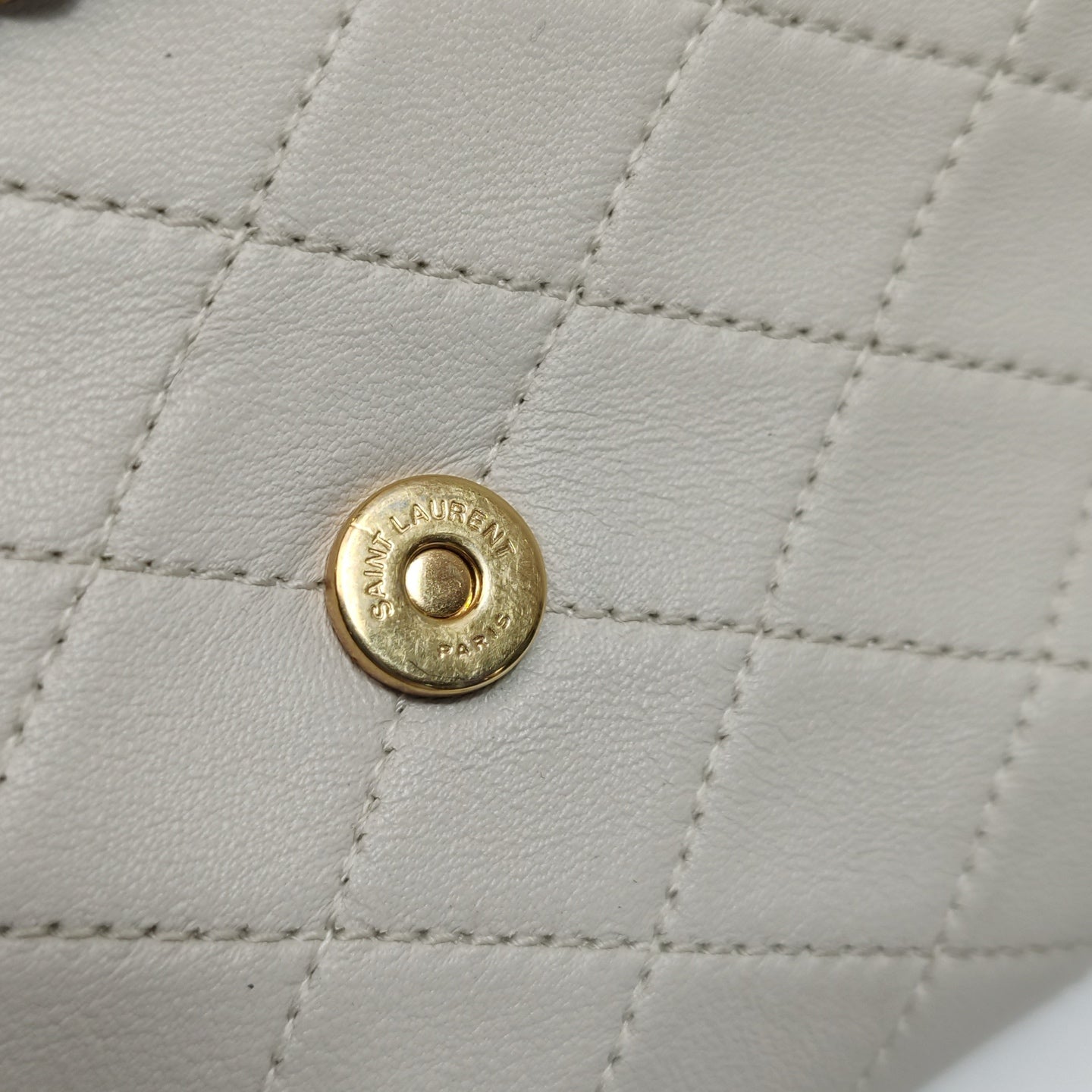 Saint Laurent - Nolita Mini - Quilted lambskin leather - Light Grey - (mini)