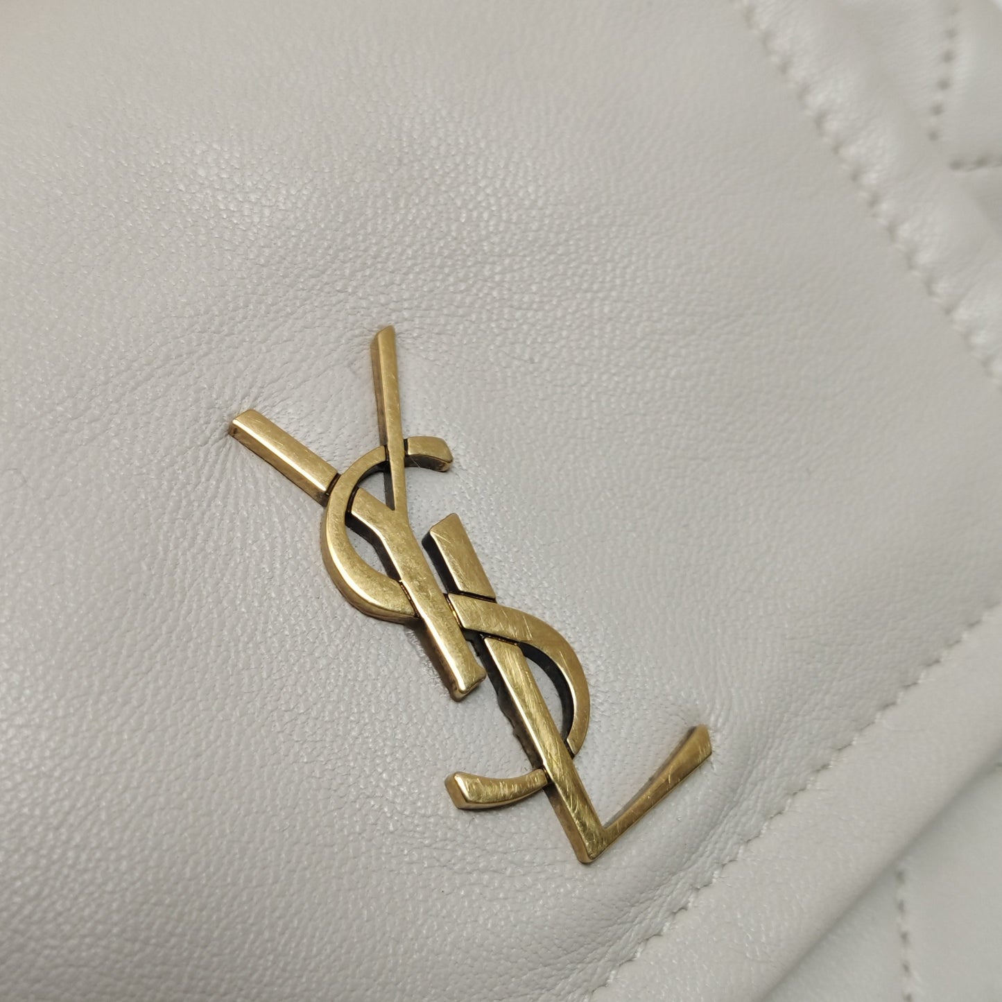 Saint Laurent - Nolita Mini - Quilted lambskin leather - Light Grey - (mini)