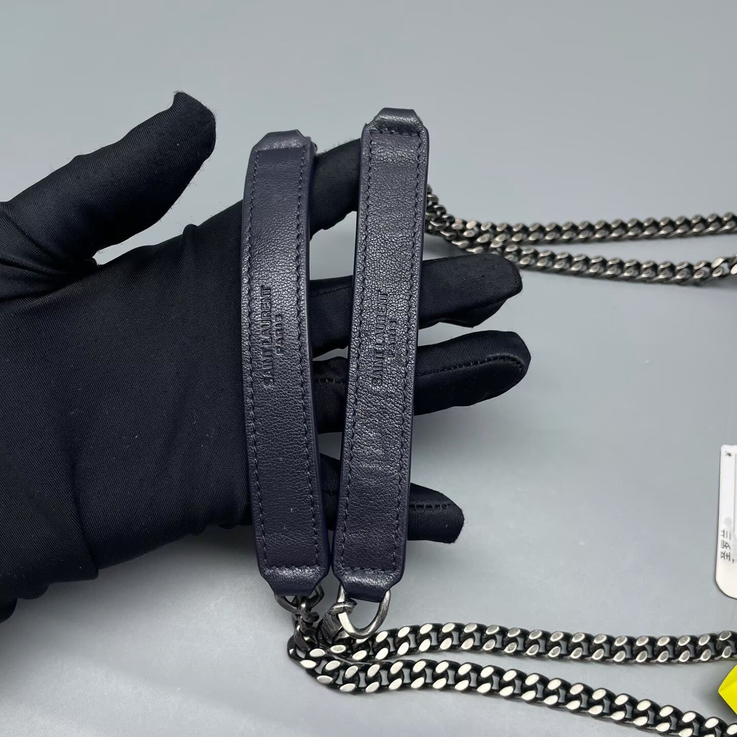 Saint Laurent - Nolita - Quilted lambskin leather - Blue with Silver-Tone Hardware - (Small)