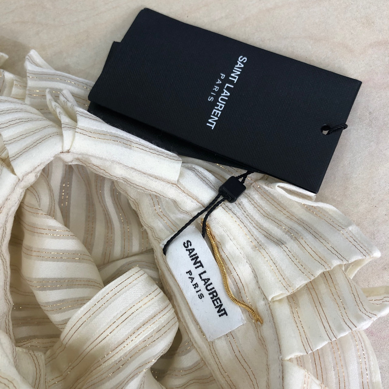 Saint Laurent - Other - Cloth - Beige - (36)