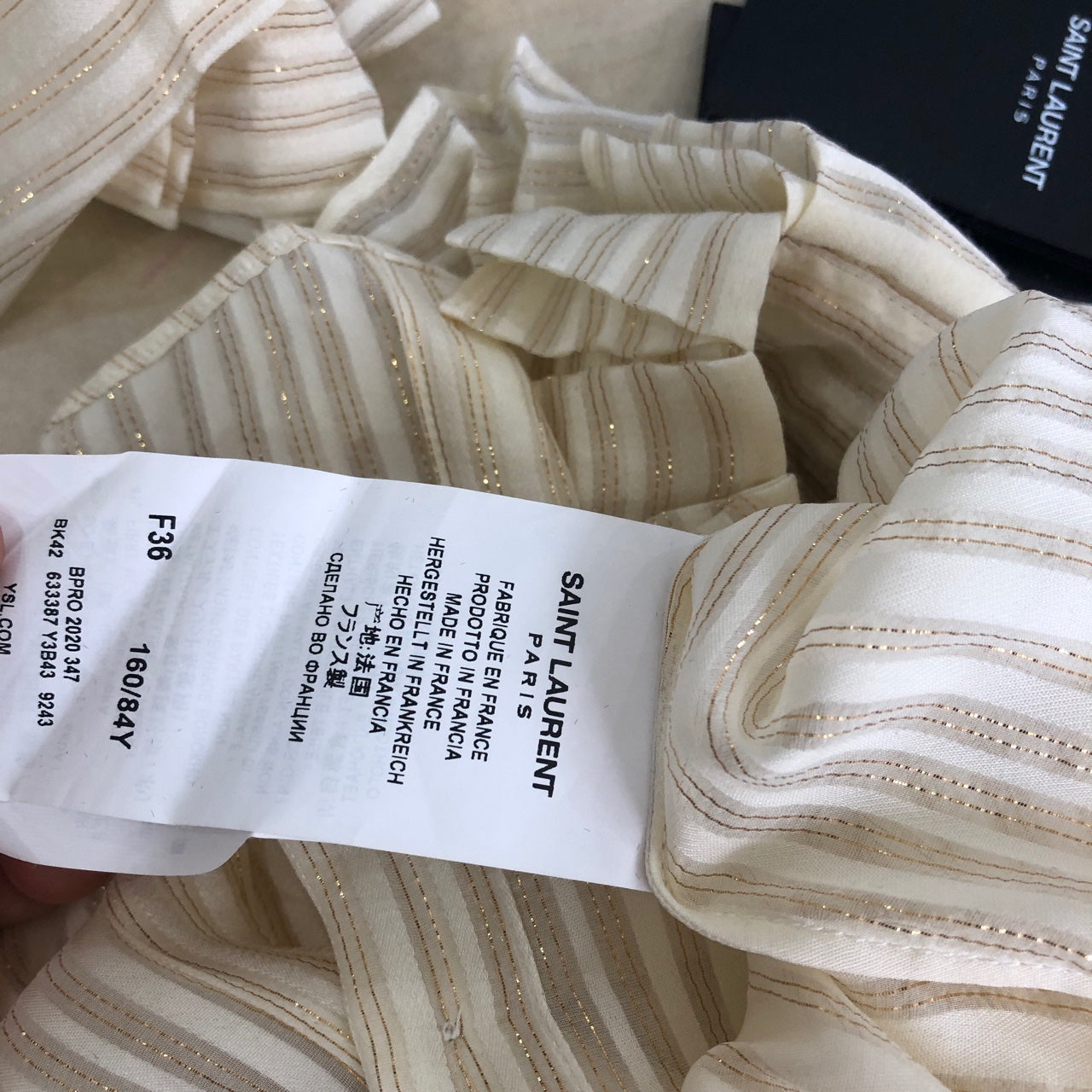 Saint Laurent - Other - Cloth - Beige - (36)