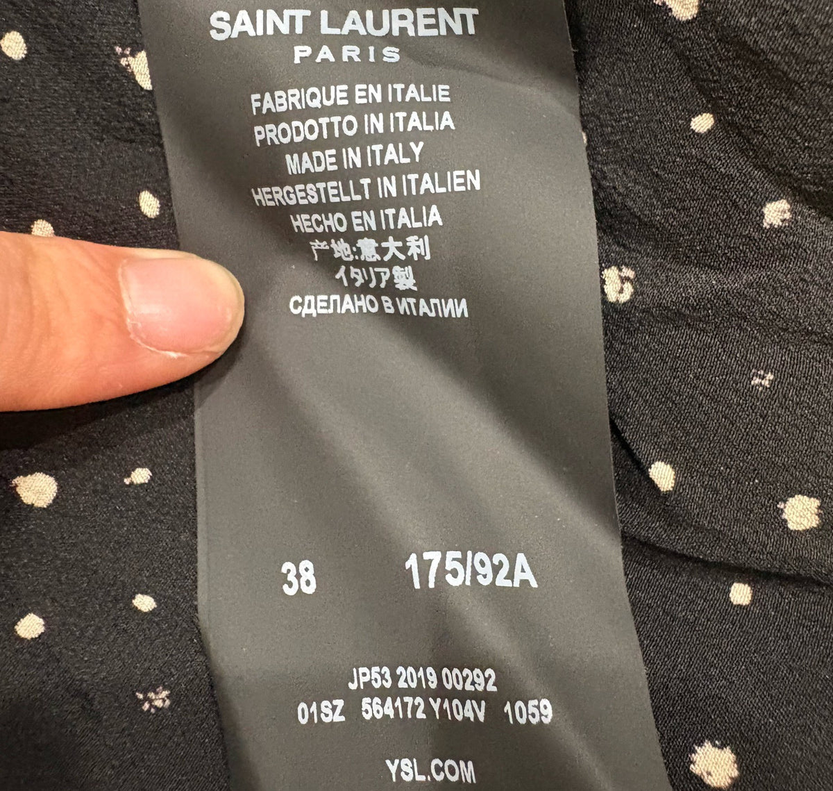 Saint Laurent - Other - Cloth - Black - (38)