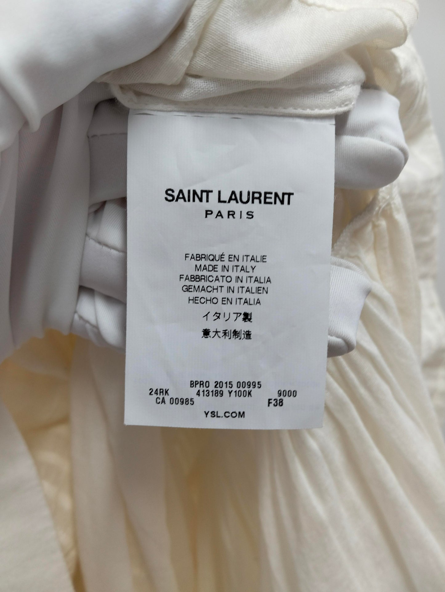 Saint Laurent - Other - Cotton - White - (38)